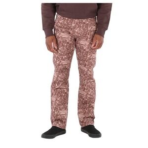 Daily Paper Numir Pants Brown Souk Print Men's‎ Cotton Jeans Large 36W x 32L